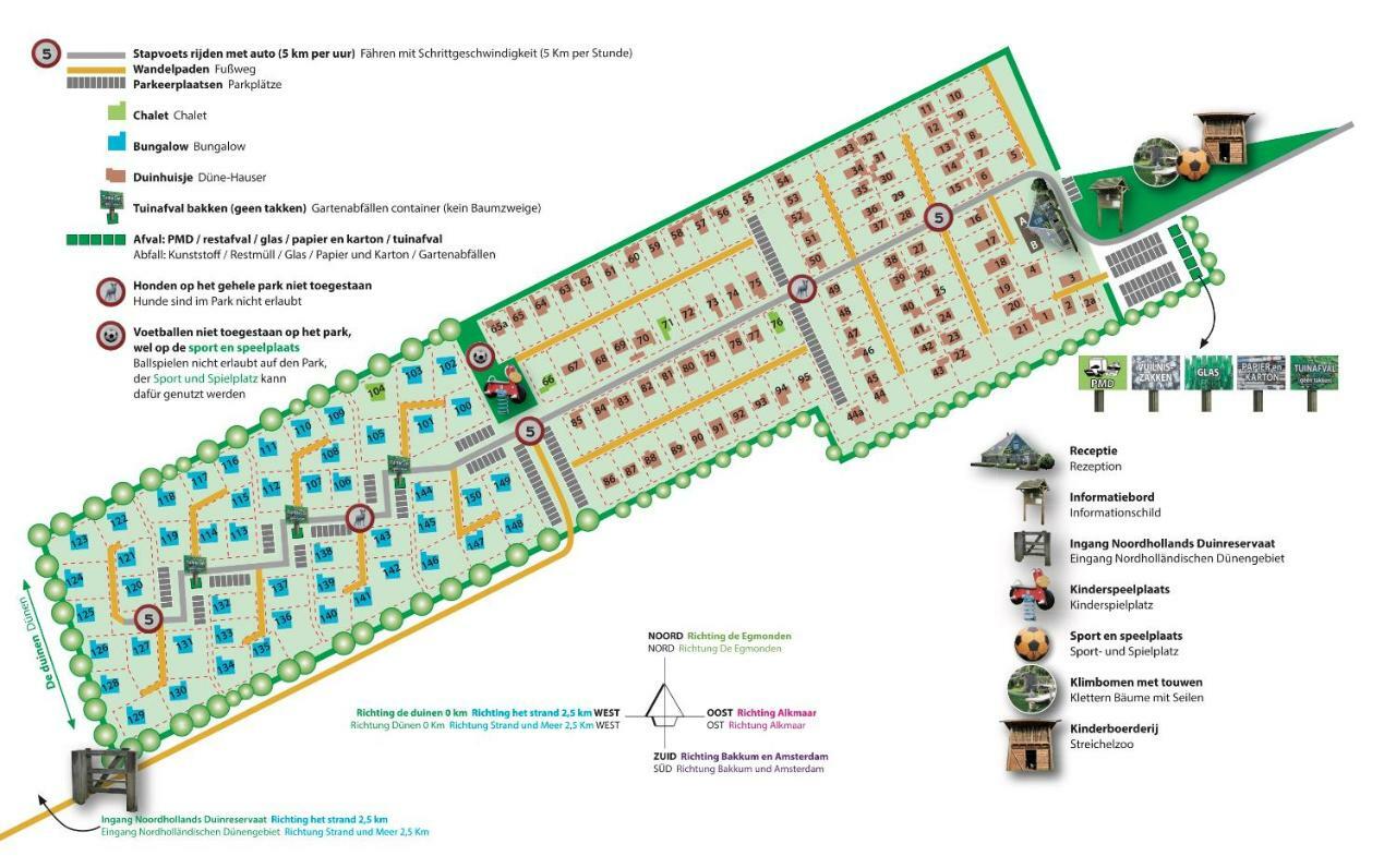 Bungalows - Bungalowpark Mooyeveld - Uniek Gelegen In De Duinen! Egmond-Binnen Kültér fotó